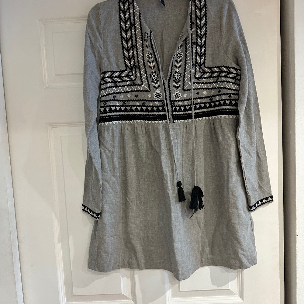 Zara swing mini dress